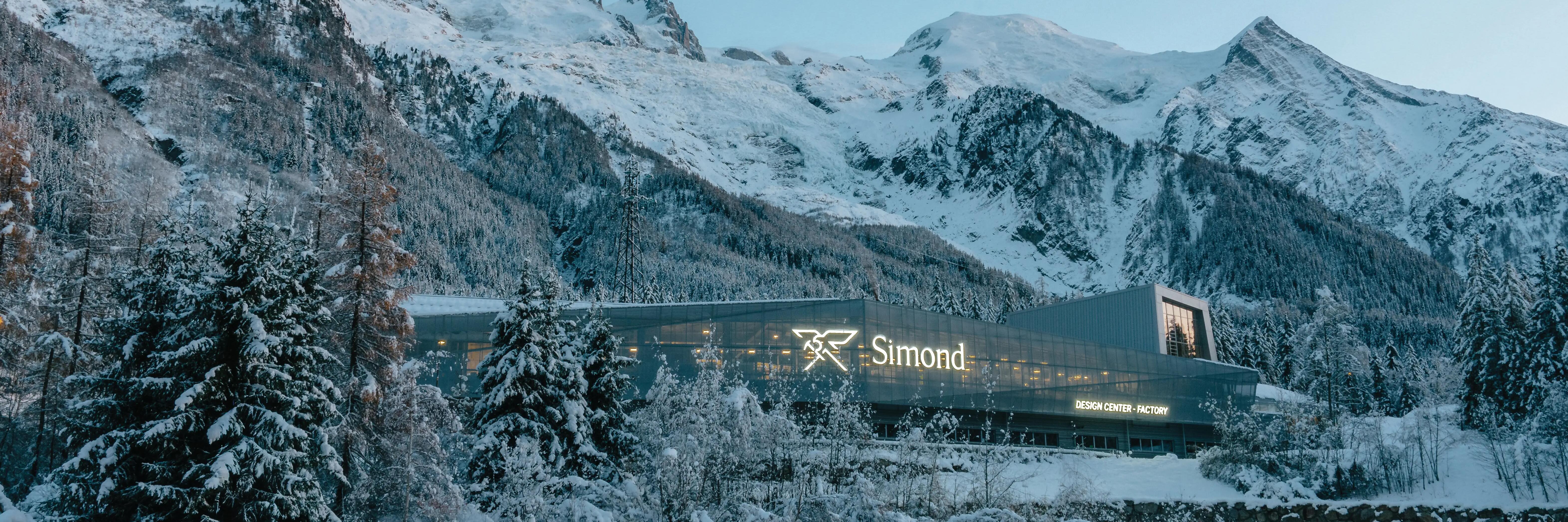 Simond's design center & factory in Chamonix